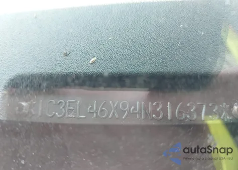 2004 Chrysler Sebring Lx z USA, uszkodzony, nr VIN 1C3EL46X94N316373